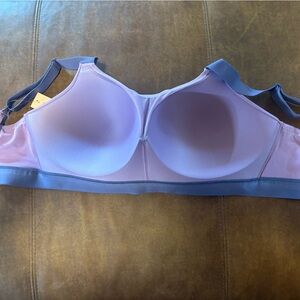 ThirdLove Lavender Wireless Bra with Blue Contrast Band

I